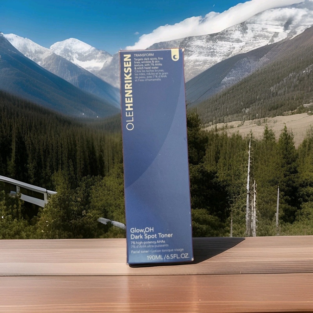 OLEHENRIKSEN‎ GLOW OH DARK SPOT TONER (Full Size/NWB/6.5oz/Sealed)